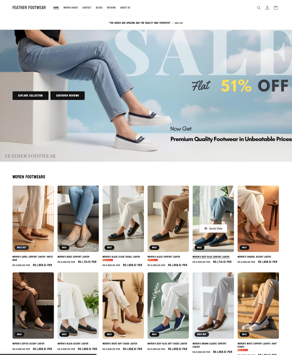 Custom Shopify Theme